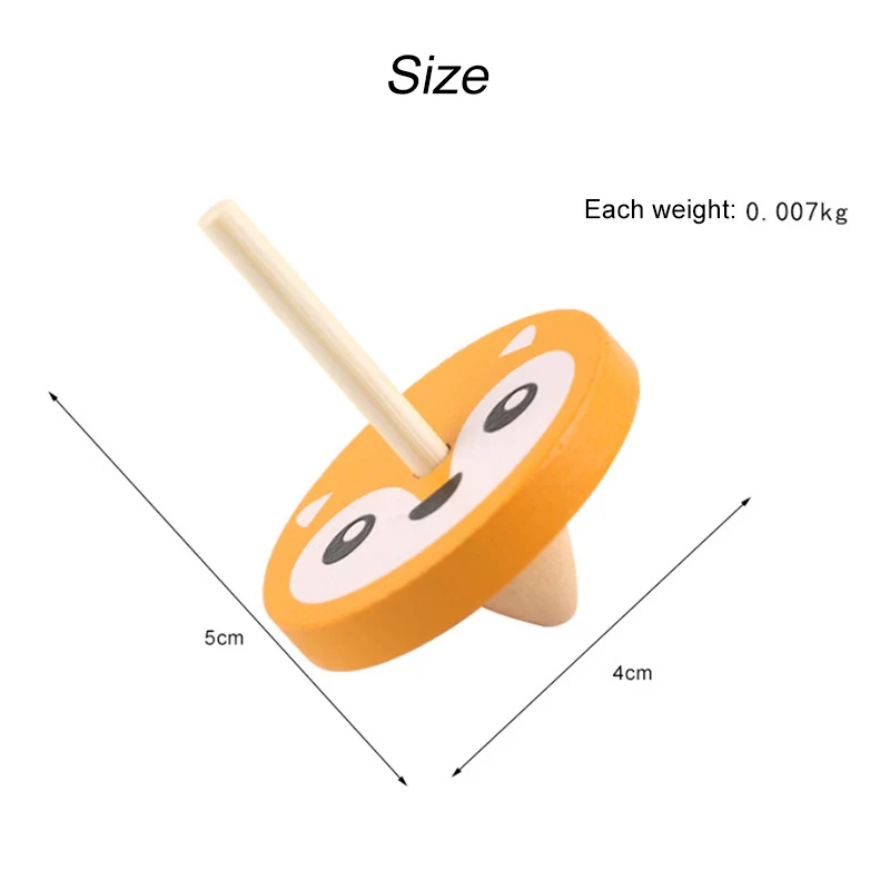 10 шт./лот детские деревянные гироскопические игрушки для взрослых снятие стресса