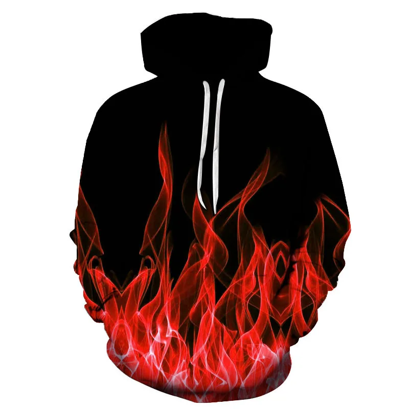 

Hoodie 3D Sweatshirt Colorful Flame Men's Hooded Jacket Men's Hooded Jacket 2021 Autumn and Winter New Jacket Men's