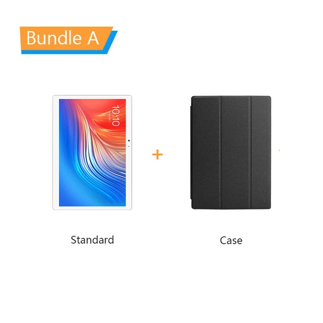 Bundle A 10,1 дюйма 2560*1600 Teclast T20 Tablet PC 4G Телефонный звонок MT6797 Helio X27 Дека Core Android 7,0 4 GB Оперативная память 64 Гб Встроенная память 8100 mah 13MP - Комплект: Bundle A