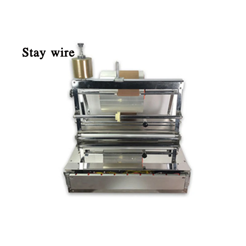 

220V Cigarette Box Tissue Box Three-dimensional Packaging Machine Semi-automatic Film Machine Transparent Film Packaging Machine