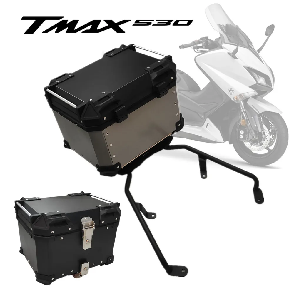 

Мотоциклетный багажный ящик для хранения, чехол с замком, верхний багажник, задний ящик для tmax530 12-16, алюминиевые товары, Универсальный водон...