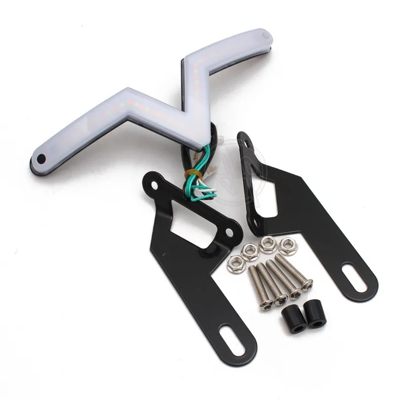 1 компл. Мотоциклетная фара светодиодсветодиодный Сигналы поворота ветровая