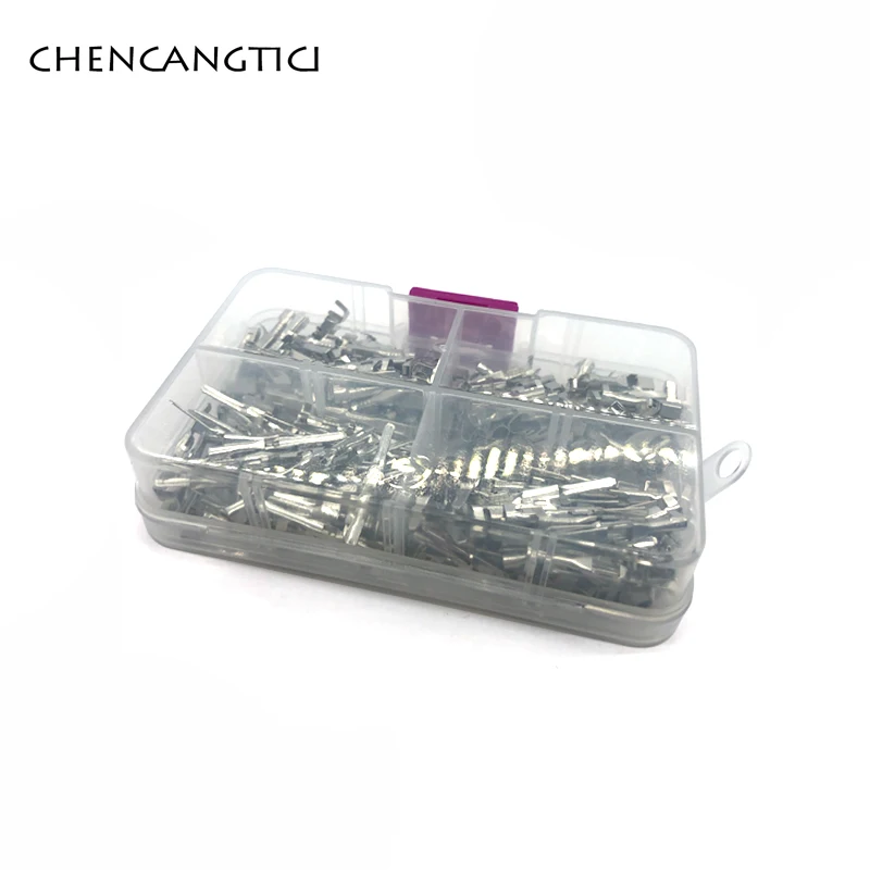 

200 Pcs Automotive Crimp Cable Terminal Brass Tinned Wire Connector 2.2MM Splice Pins For HYUNDAI KIA VW 1500-0105 8230-4408