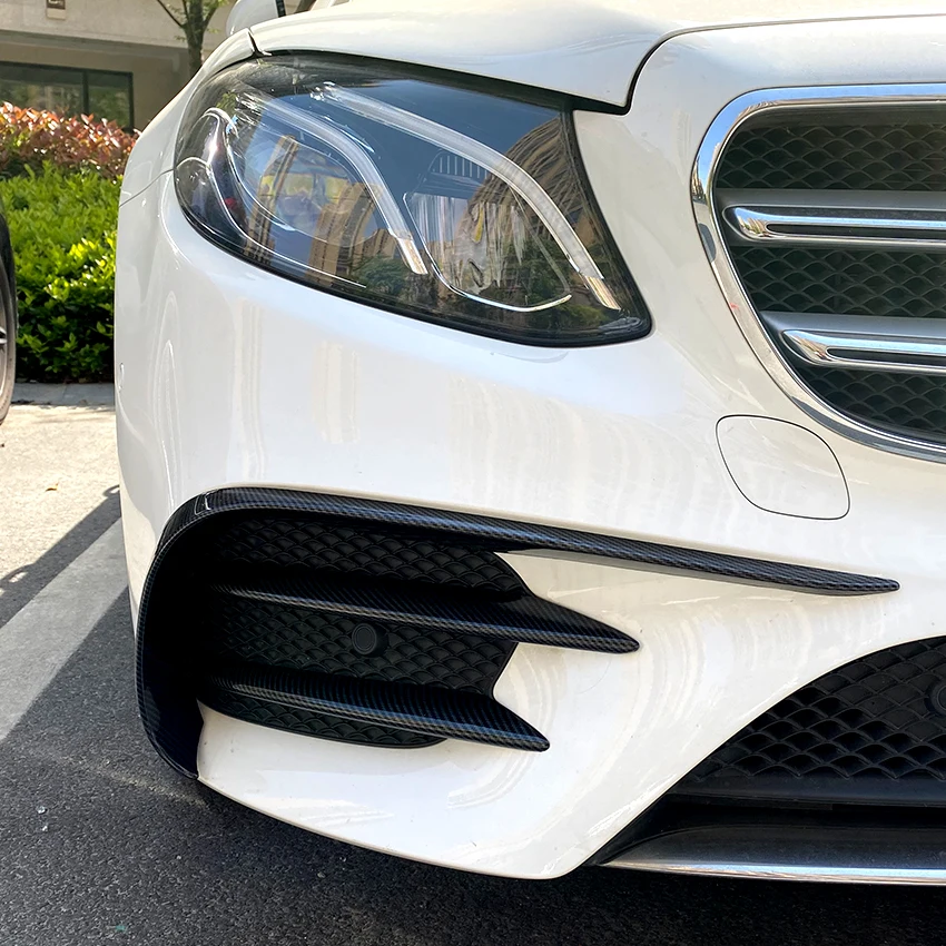 

Наклейки на передний бампер Mercedes Benz E Class W213 2016-2020 E200 Pre-Facelift