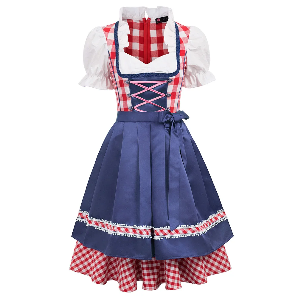 Женский костюм Октоберфеста маскарадное платье немецкой мартышки из байки для