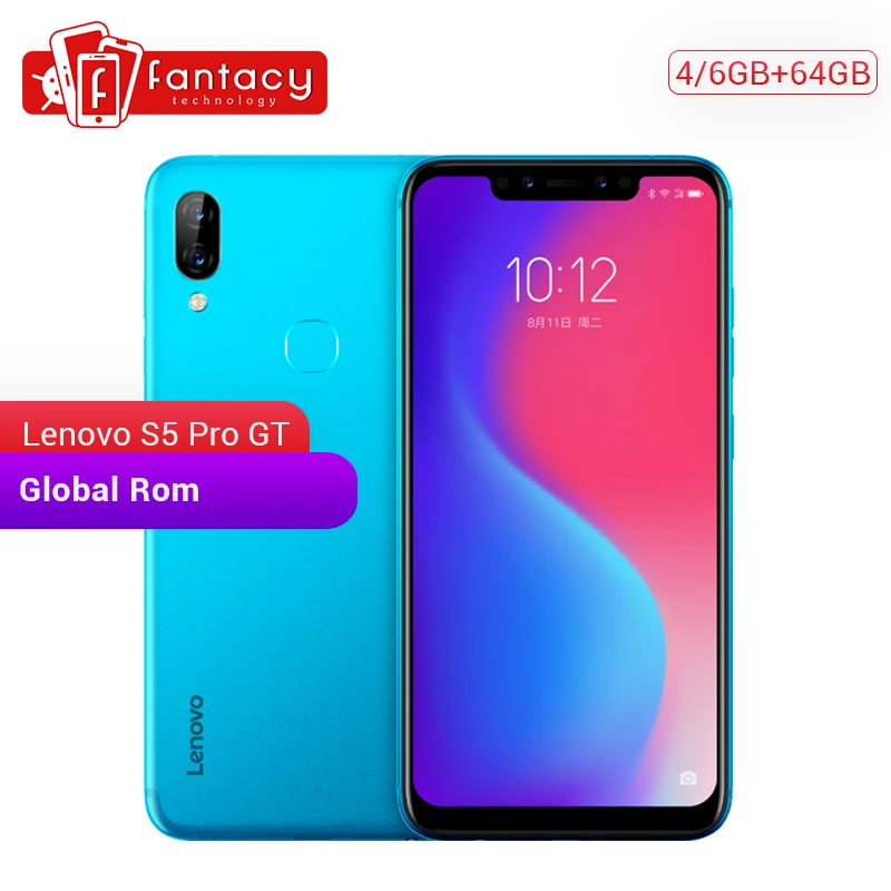 Lenovo S5 Pro GT Snapdragon 660 Восьмиядерный процессор 6 ГБ 128 Гб ПЗУ 2 дюйма восьмиядерный