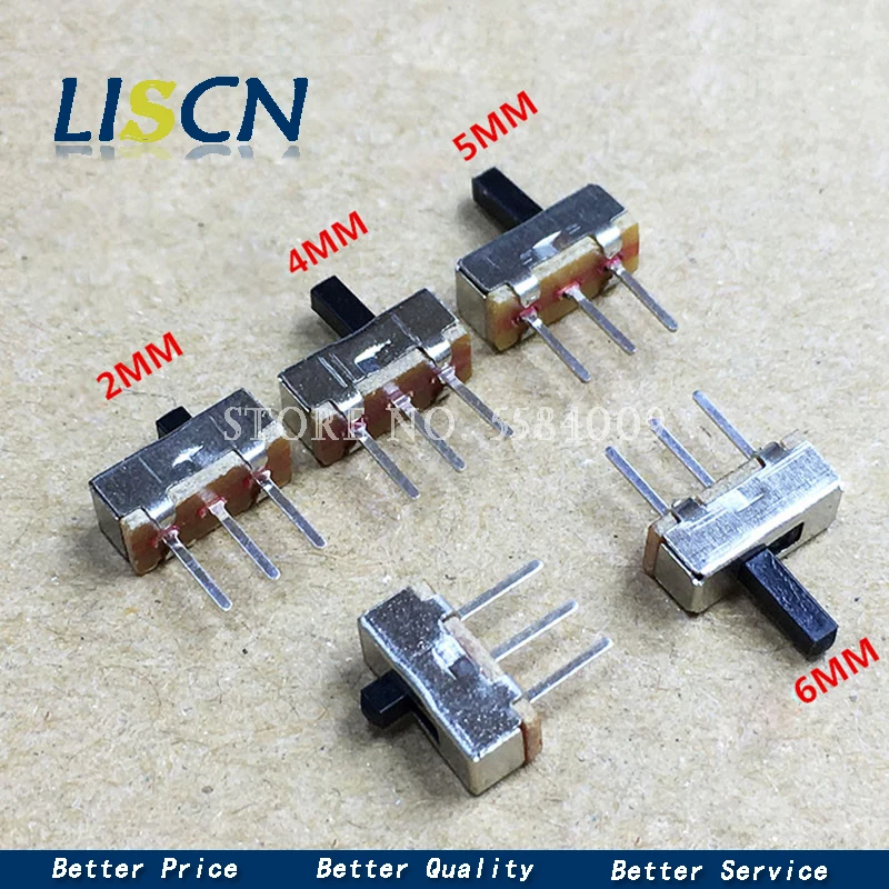 20 шт. SS12D00 прерыватель ВКЛ ВЫКЛ мини скользящий переключатель 3pin 1P2T 2 положения