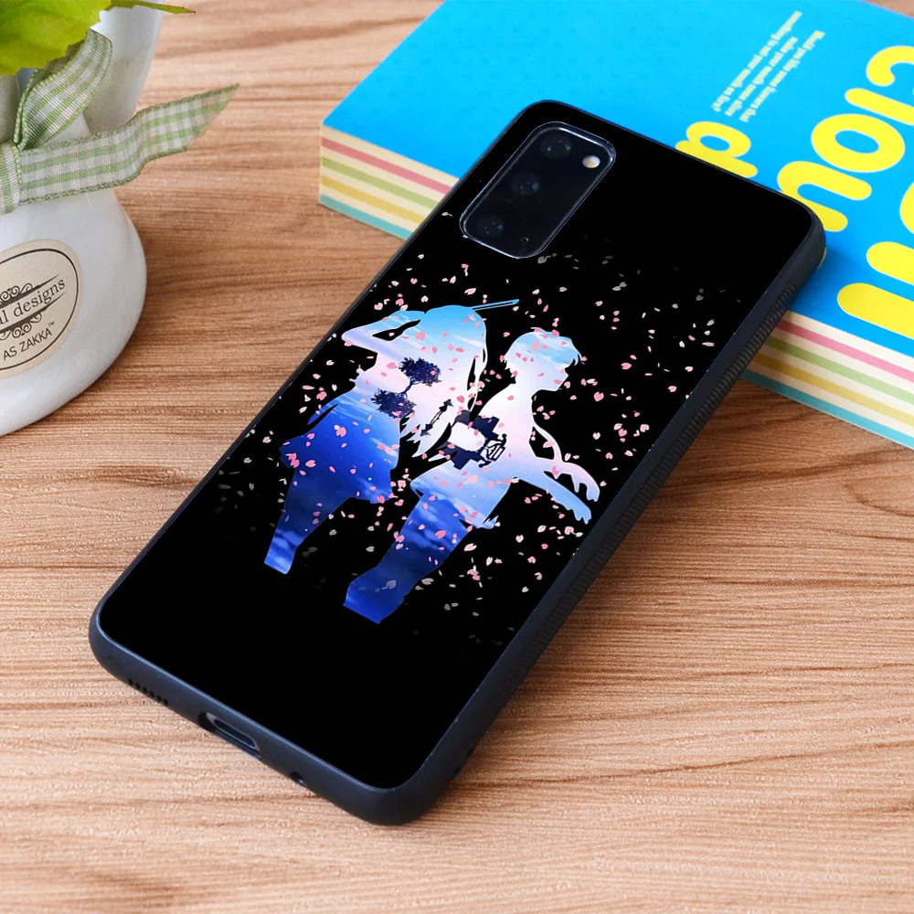 Мягкий чехол из ТПУ для Samsung Galaxy Your Lie в апреле Shigatsu wa Kimi no Use Kaori & Kousei Anime|Бамперы| |