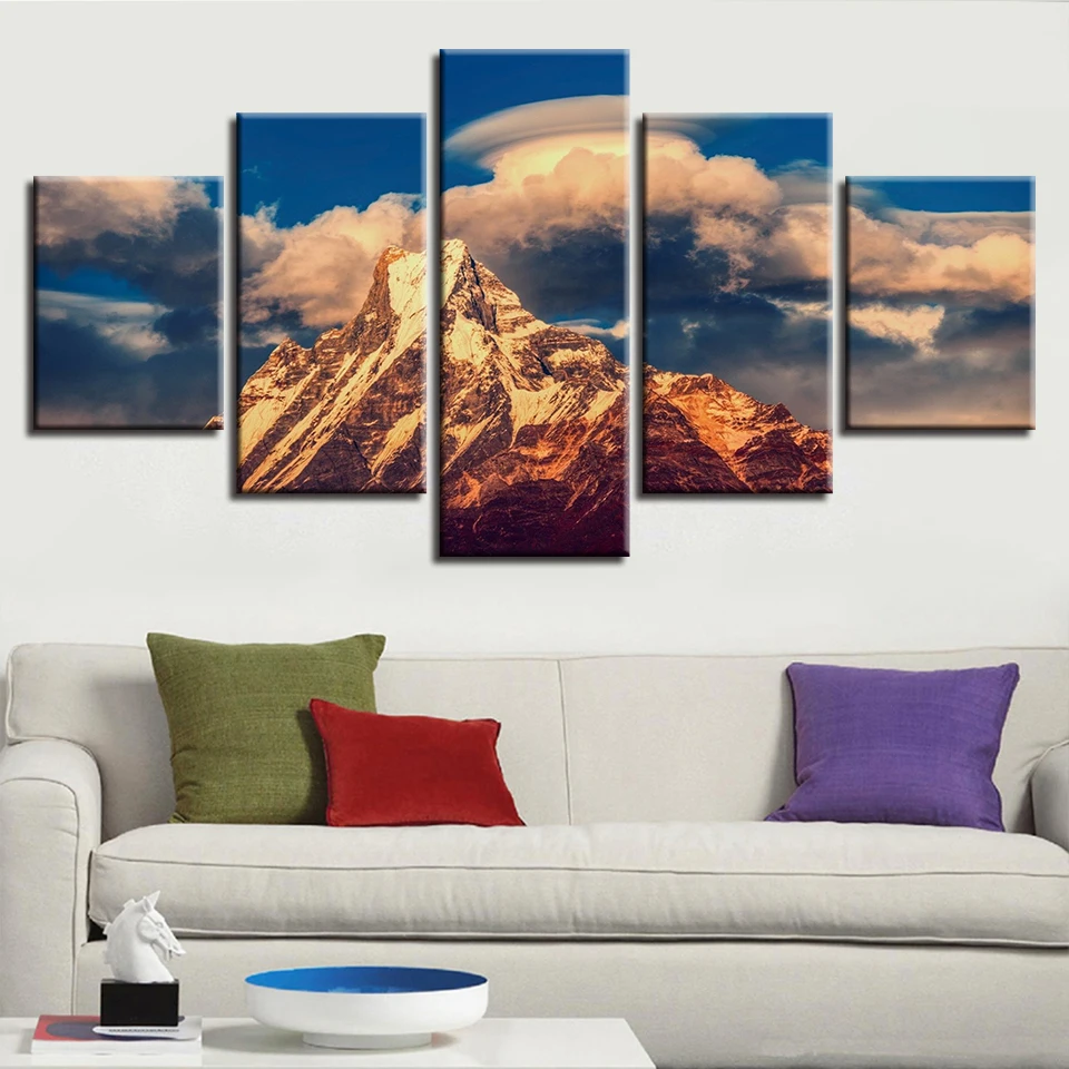 

Beautiful Scenery HD Printed 5 Piece Canvas Art Scenery Painting Wall Pictures for Living Room Home Decor Anime Poster Wall Art