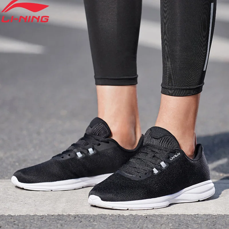 Мужская Базовая беговая Обувь Li Ning дышащая Спортивная обувь для фитнеса с