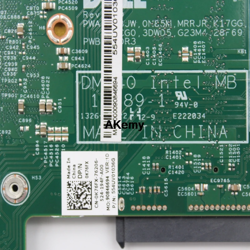 11289-1 Материнская плата для dell 5423 материнская плата dell Inspiron 14Z-5423 материнская плата I5 cpu тестовый ноутбук