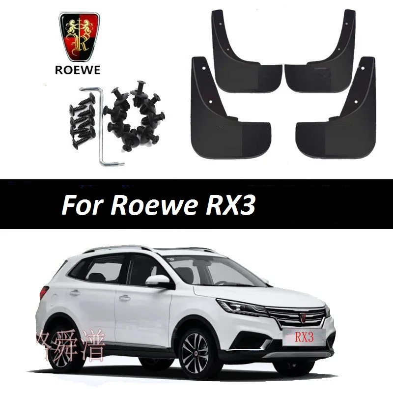 

4Pcs Car Mudflaps Front Rear Mud Flap Mudguards Splash Guard Fender Flares For Roewe RX3 Accessories