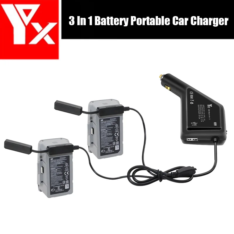 YX 3 In1Battery портативное автомобильное мини зарядное устройство для быстрой зарядки