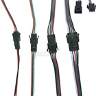 2pin 3pin 4pin 5pin JST светодиодный коннектор, мужской и женский разъем для WS2811 WS2812 5050 3528 Светодиодный светильник