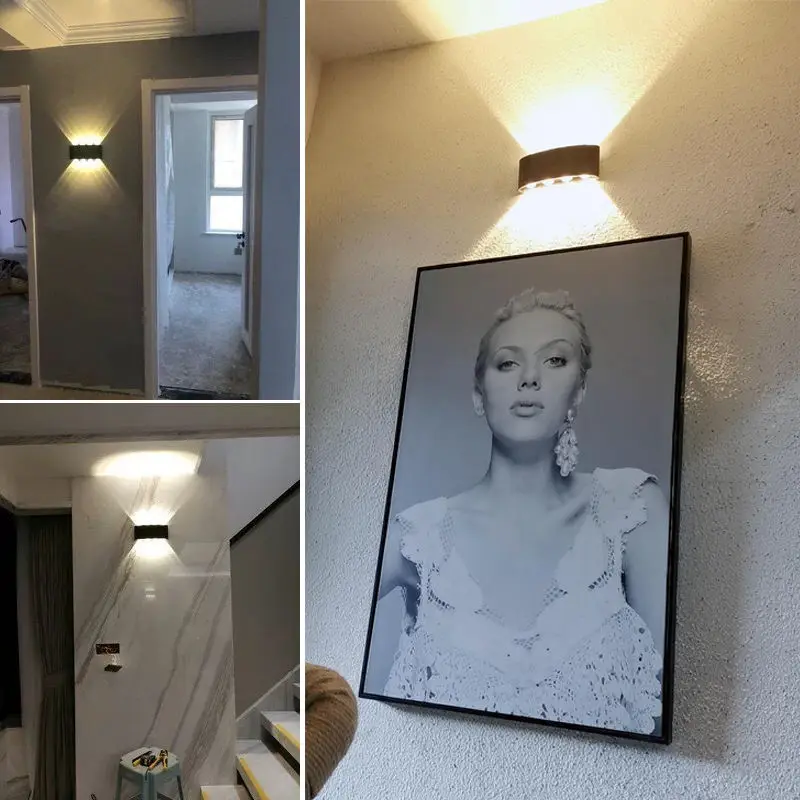 Светодиодный водонепроницаемый настенный светильник для улицы лестницы