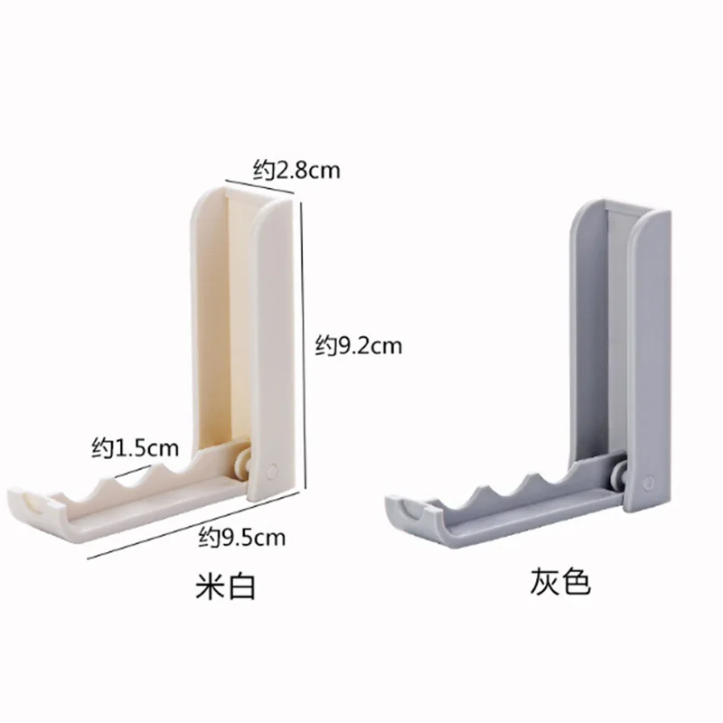 2 Colors Versatile Foldable Wall Hanging Hook Quality Plastic Strong Self Adhesive Home Use Hat Clothes Hanger Rack | Обустройство