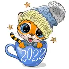 Термоклейкие нашивки для детской одежды, термоклейкие нашивки с принтом тигра, термоклейкие наклейки, 2022