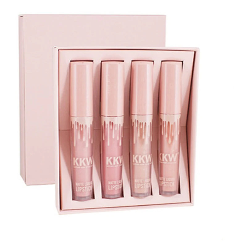 Губная помада mate Liquide Kkw beauty Liquido Nude долговечная Косметика легко носить блеск для