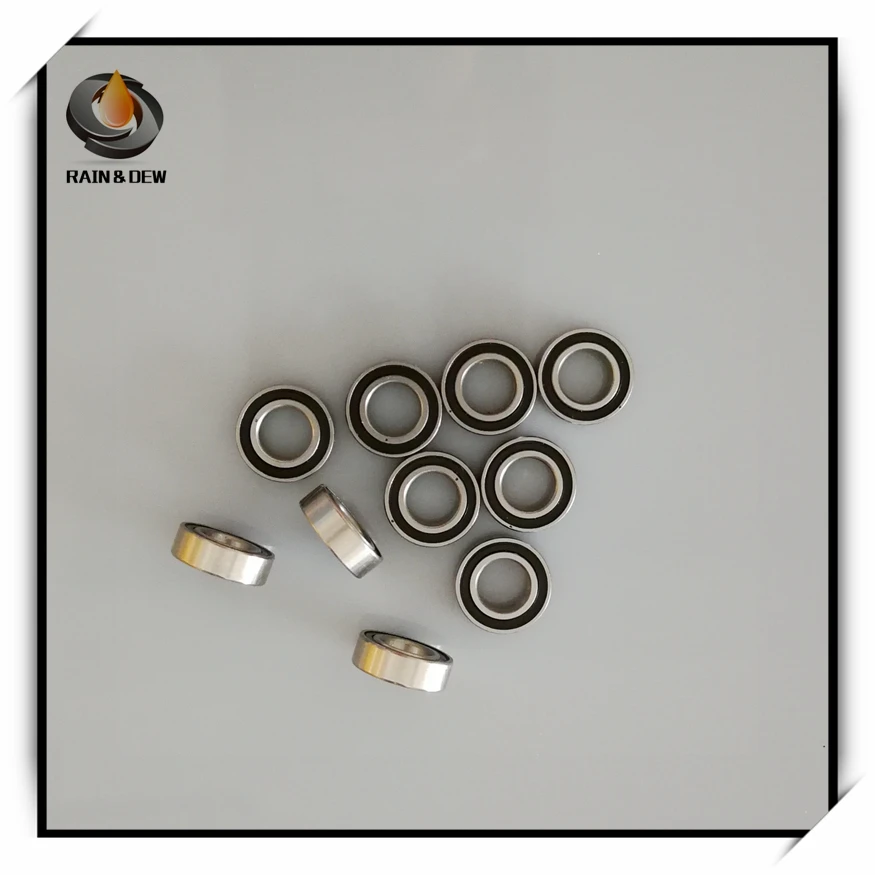 Шарикоподшипники из нержавеющей стали 10 шт. S 6702 RS 6702*21*4 мм 2RS|Валы| |