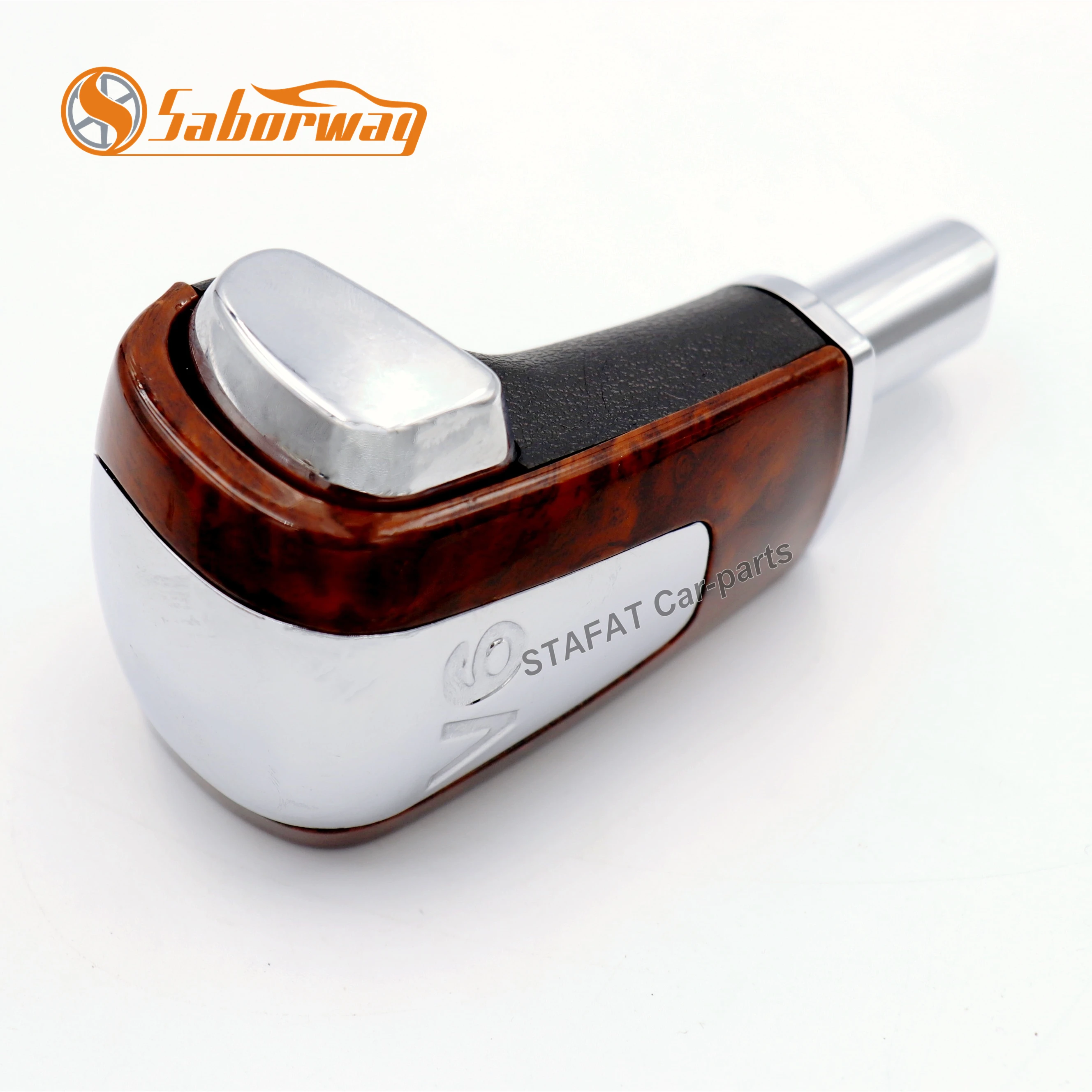Ручка переключения передач Saborway Cherry Wood &amp Chrome автоматическая рукоятка для Passat B5 V6