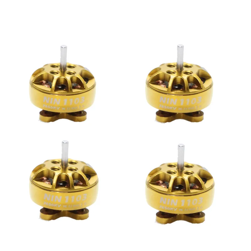 1/2/4 шт. FLYWOO Нин крошечные NT1103 1103 7650KV 10500KV 1 3S безщеточный мотор для небольшой