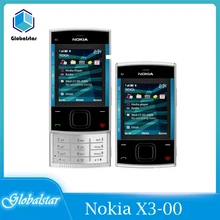 Nokia X3 Refurbished Original Nokia X3 Mobile Cell Phone Unlocked X3-00 Slider Cellphone & One year warranty