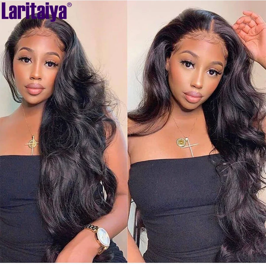 HD Transparent Lace Front Human Hair Wig 13x4 180% Peruvian Remy Hair Body Wave Lace Front Wig 5x5 Lace Closure Wigs for Women