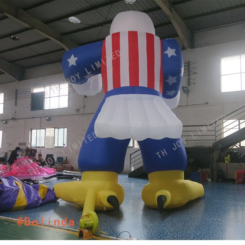 Бесплатная доставка Гигантский 6mH надувной американский Орел США орел