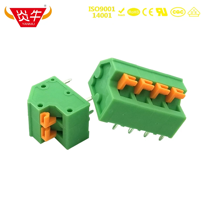 KF237 5 08 2P ~ 12P PCB Пружинные клеммные блоки DG237 мм 2PIN 12PIN MFKDSP/2 1790283 PHOENIX CONTACT DEGSON