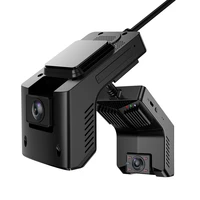 2021 new arrival one key click 4g dual lens dash camera sim card gps wifi black car box g sensor dash camera
