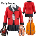 Аниме Косплей Костюм компульсивный игрок Yomoduki Runa косплей школьная форма Yumeko Jabami костюм Хэллоуин полный комплект