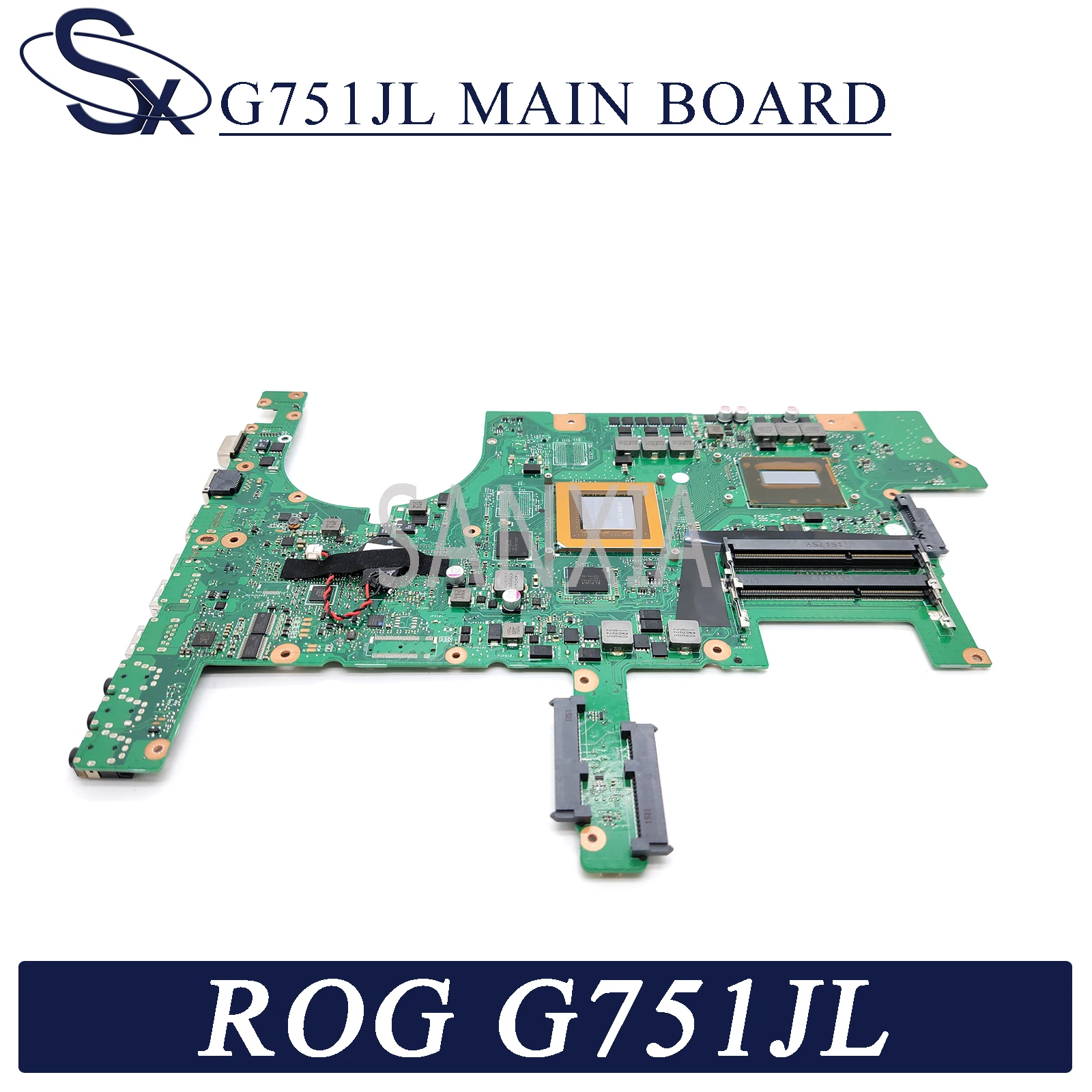 Материнская плата KEFU G751JL для ноутбука ASUS ROG оригинальная материнская GTX965M|motherboard