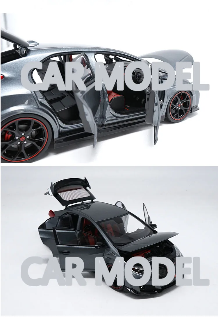 1:18 Масштаб сплава игрушечные транспортные средства Ebbro CIVIC Тип R автомобиль модель детских игрушечных автомобилей авторизованный игрушки для детей