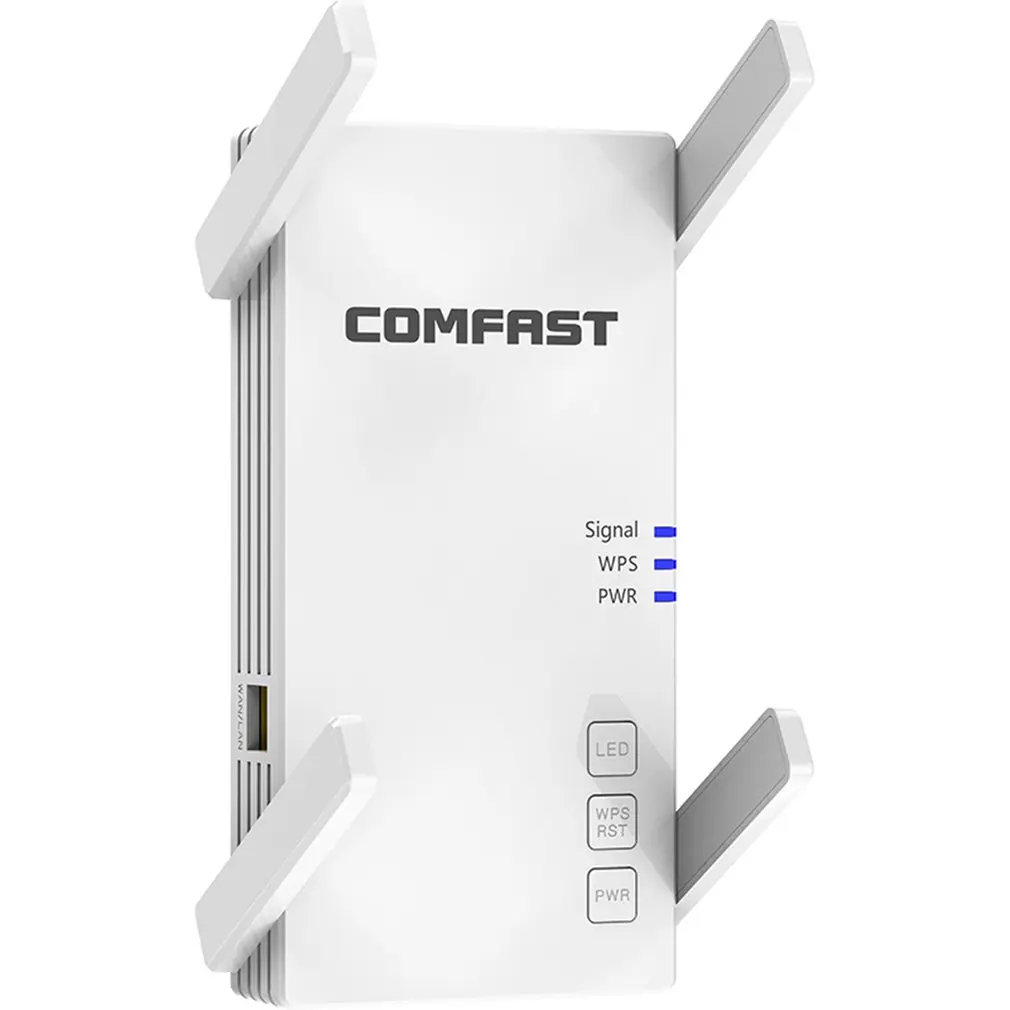 

2.4G/5.8G Wireless WiFi Repeater 1200Mbps Router Wifi Booster 2.4G Wifi Long Range Extender 5.8G Wi-Fi Signal Amplifier Repeater