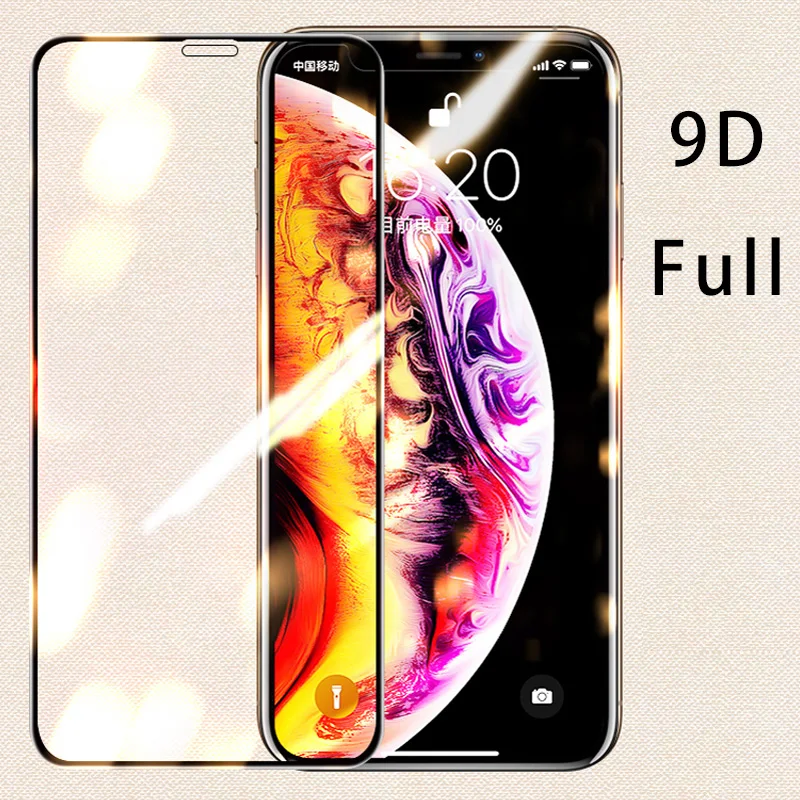 9D Защитное стекло для iPhone 7 8 plus X на iphone 6 6S XR XS MAX защита экрана 11 Pro XR|Защитные