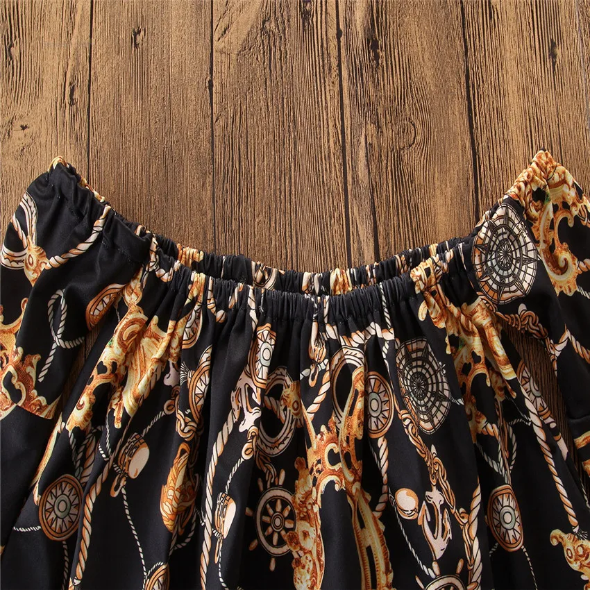 Детская одежда комплект с длинными рукавами для девочек Модный принтом 2020 | Мать