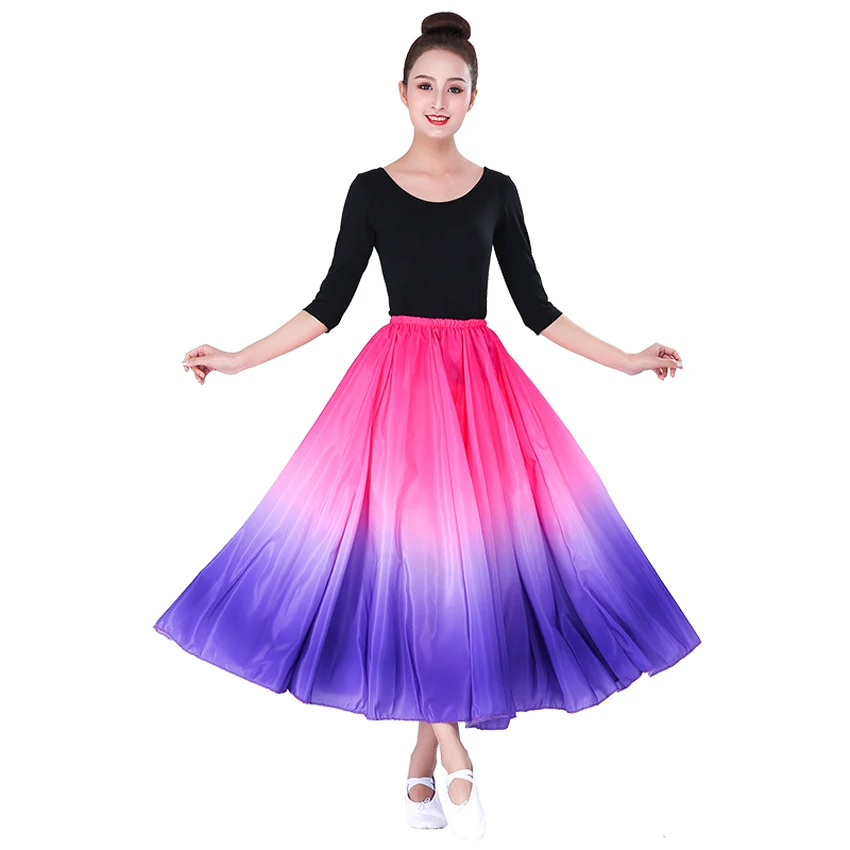 Костюм для восточных народных танцев Chimese Женская юбка испанского фламенко с 3D