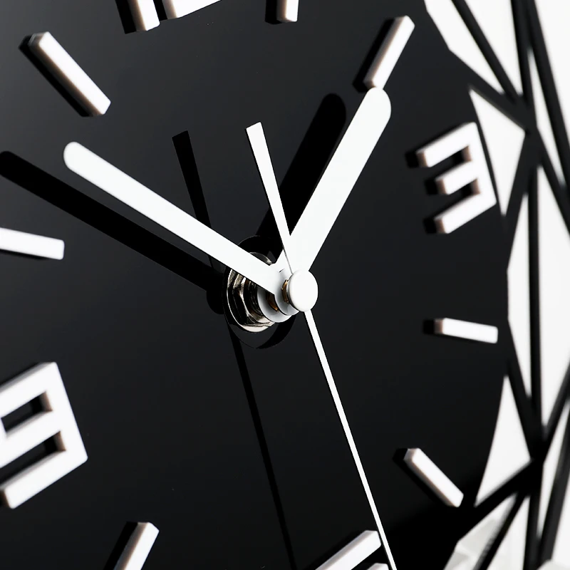 

Creative Table Clocks Modern Design RPET Acrylic Desk Clock Watch for Home Living Room Decoration Crafts Gift Vintage Watch