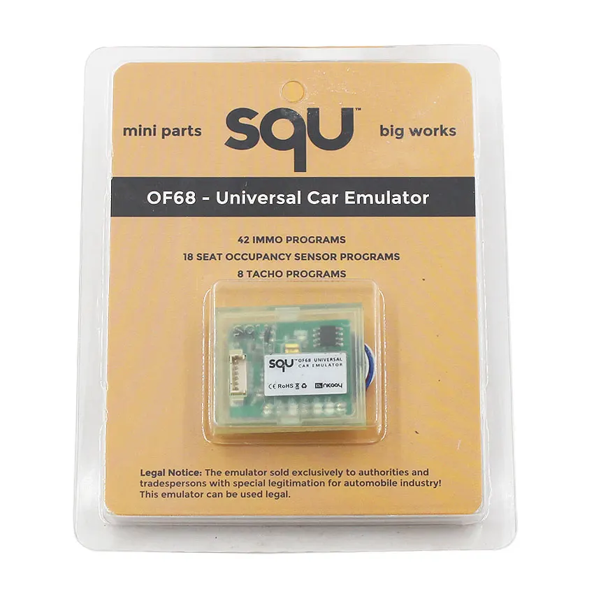 Универсальный автомобильный эмулятор SQU OF68 поддерживает датчик заполнения