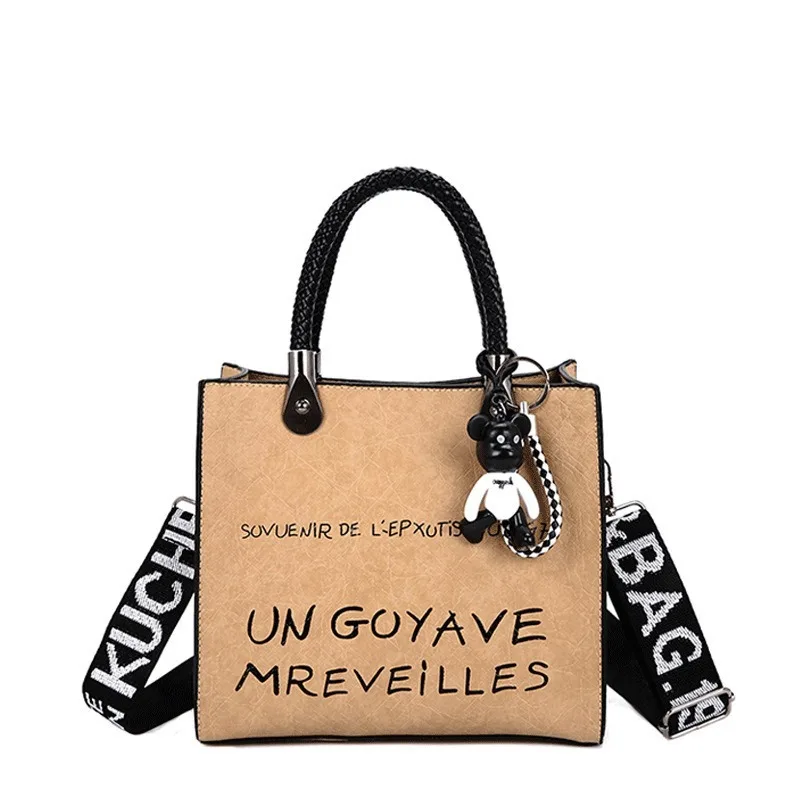 

Free shipping female bag new trend wide shoulder strap portable messenger bag fashion pu ladies frosted shoulder bag handbag