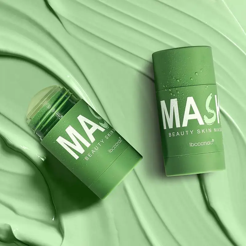 

Ibcccndc Green Tea Mask Face Moisturizing Hydrating Mud Mask Anti Acne Blackhead Hyaluronic Acid Mask Fine Pore Cleaning Mask