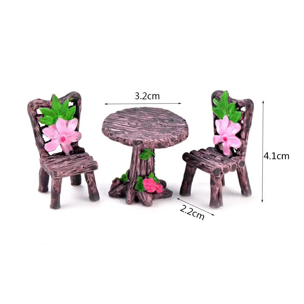 

1Pcs Mini Chair Home Decor Miniatures Micro Landscape Decoration Garden Accessories Dollhouse Fairy Figurines Ornaments DIY M7B4
