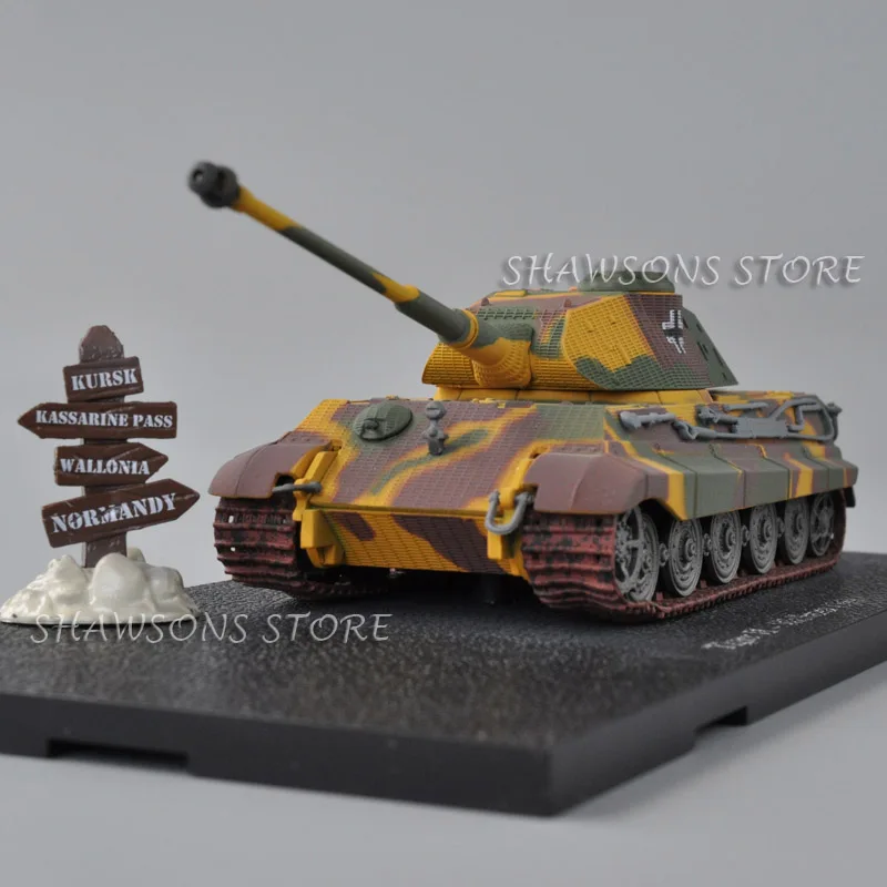 Литая металлическая военная модель игрушки 1:72 WW II Немецкий основной боевой танк
