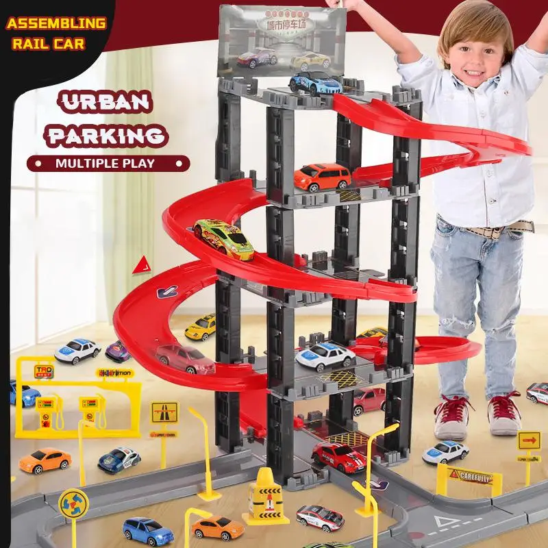 Детский Пластиковый объемного звука с многослойным покрытием DIY сборка дорожки