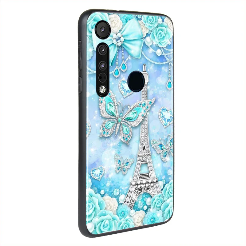 

London Eiffel Tower For Motorola Edge G Stylus 5G G8 G9 Play Power Lite One Huper Marco Fusion Plus Phone Case