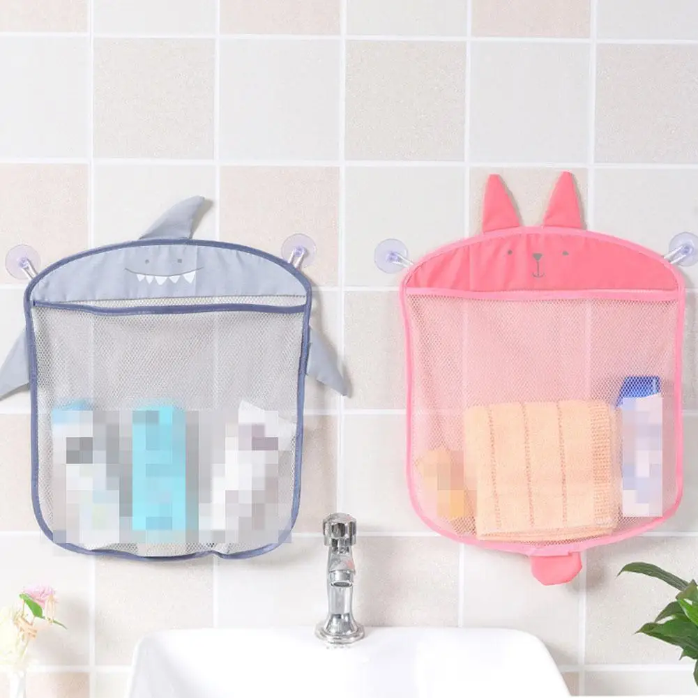 

Child Bath Toy Cartoon Storage Bag Blue Pink Gray Colorful * 39 13.77 * Net Kids inches Organiser Bathroom 35cm/15.35 Ba M P3D9