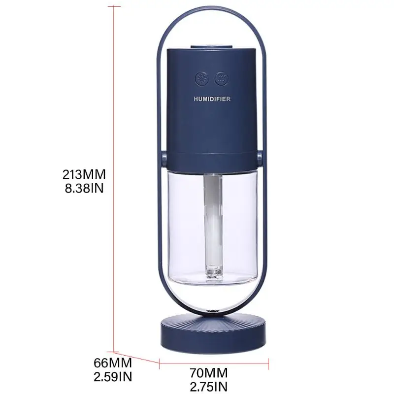 

200ml Mini Air Humidifier with LED Lights Aroma Diffuser Portable Mist Purifier