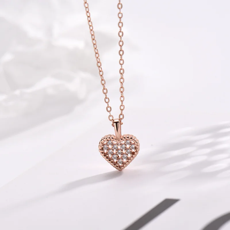 Collares Моана контракт Сладкая девушка кулон цепочка до ключиц Набор шнек сетки S925