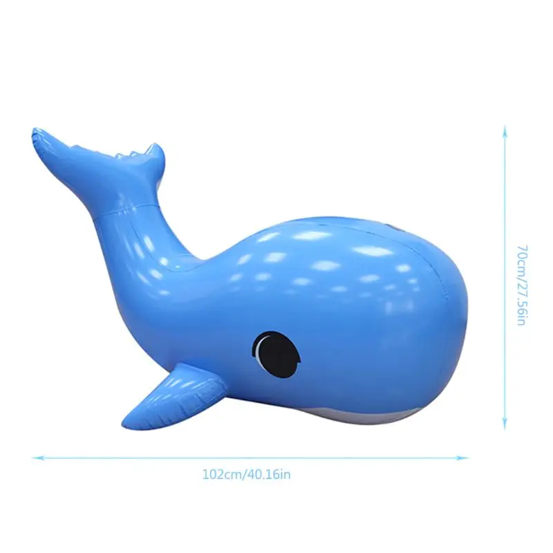 

Kids Inflatable Spray Water Pad Cute Cartoon Animal Dolphin Water Mat Play Pool Outdoor Playing Lawn Sprinkler Toy
