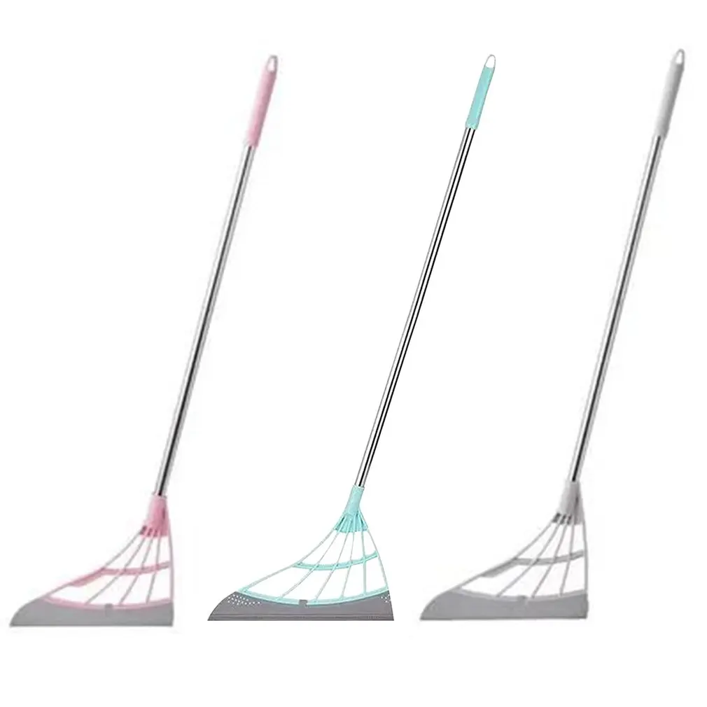 

Rubber Broom Hand Push Sweeper Magic Broom Floor Wiper Squeegee for Floor Cleaning Floor Squeegee Sweeping Brush Pet Hair Broom~